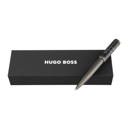 HSS5874D-6 HUGO BOSS Ballpoint pen Frame Grid Black & Gun