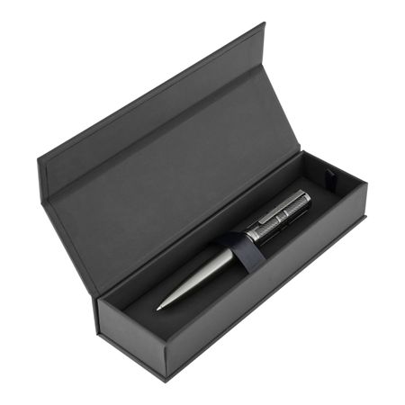 HSS5874D-7 HUGO BOSS Ballpoint pen Frame Grid Black & Gun