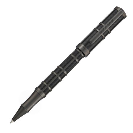 HUGO BOSS Rollerball pen Frame Grid Black & Gun