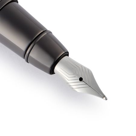HUGO BOSS Fountain pen Double B Saffiano Black