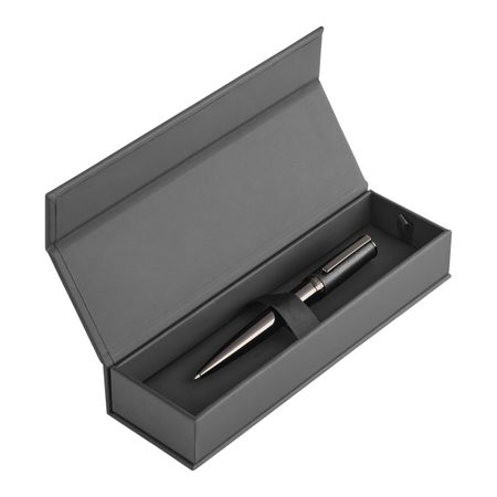 HUGO BOSS Ballpoint pen Double B Saffiano Black