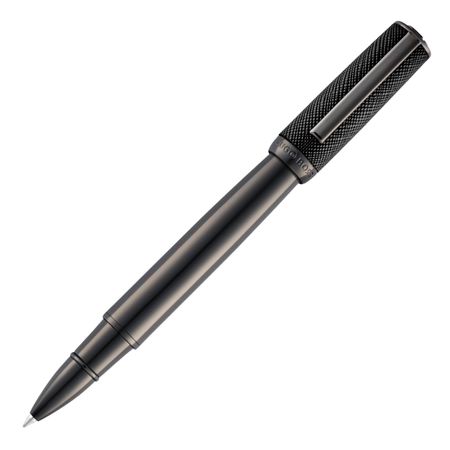 HUGO BOSS Rollerball pen Double B Saffiano Black