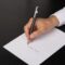 HUGO BOSS Fountain pen Gear Pinstripe Black / Chrome