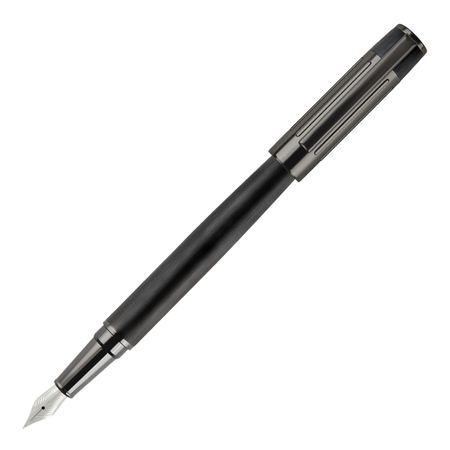 HSV3062A-3 HUGO BOSS Fountain pen Gear Ribs Black