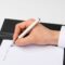 HSV3062B-3 HUGO BOSS Fountain pen Gear Ribs Chrome