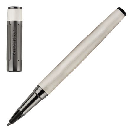 HSV3062B-4 HUGO BOSS Fountain pen Gear Ribs Chrome