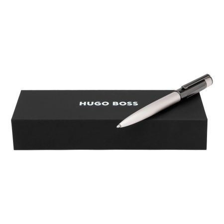 HSV3064B-5 HUGO BOSS Ballpoint pen Gear Ribs Chrome