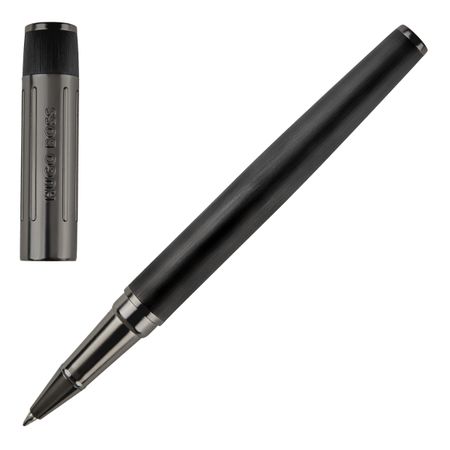 HSV3065A-3 HUGO BOSS Rollerball pen Gear Ribs Black