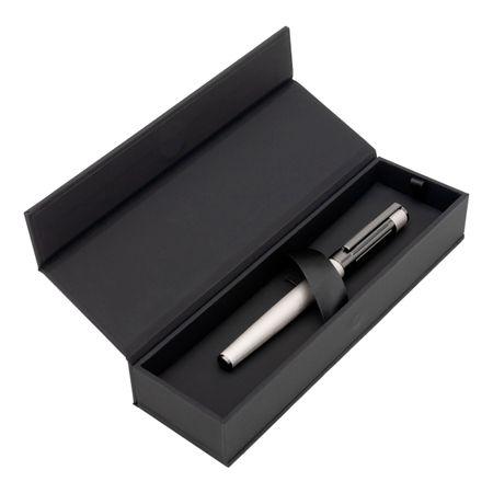 HSV3065B-10 HUGO BOSS Rollerball pen Gear Ribs Chrome