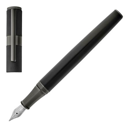 HUGO BOSS Fountain pen Formation Line Black
