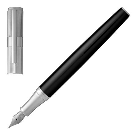 HUGO BOSS Fountain pen Formation Line Silver
