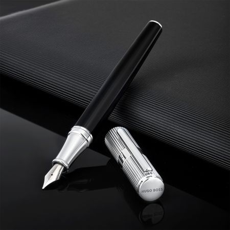 HUGO BOSS Fountain pen Formation Line Silver