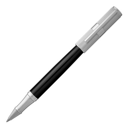 HSV4725C-5 HUGO BOSS Rollerball pen Formation Line Silver
