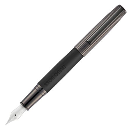 HUGO BOSS Fountain pen Illusion Arcade Black & Gun