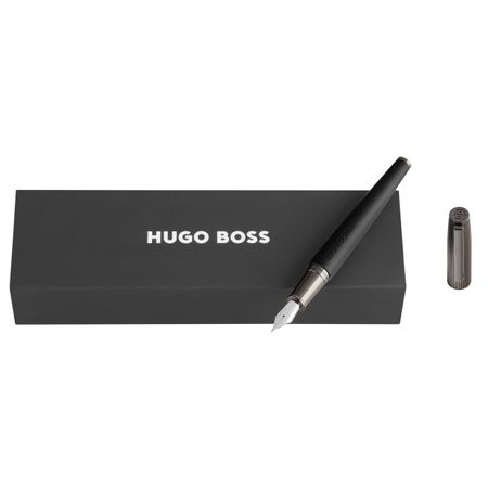 HUGO BOSS Fountain pen Illusion Arcade Black & Gun
