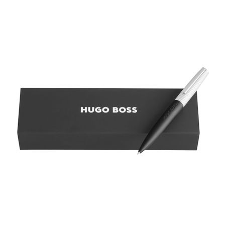 HSV5694B-5 HUGO BOSS Ballpoint pen Illusion Arcade Black & Chrome