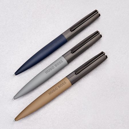 HSV5694H-7 HUGO BOSS Ballpoint pen Illusion Arcade Grey & Gun