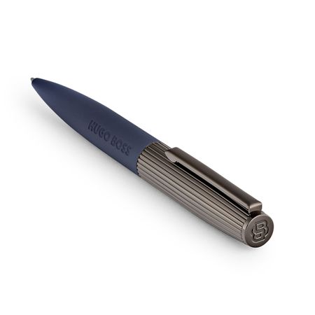 HSV5694N-3 HUGO BOSS Ballpoint pen Illusion Arcade Navy & Gun