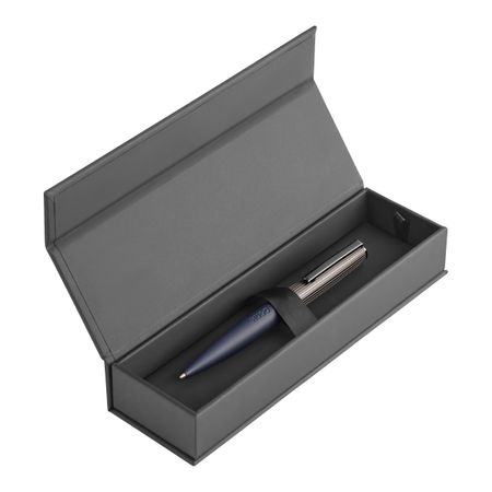 HSV5694N-6 HUGO BOSS Ballpoint pen Illusion Arcade Navy & Gun