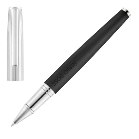 HUGO BOSS Rollerball pen Illusion Arcade Black & Chrome