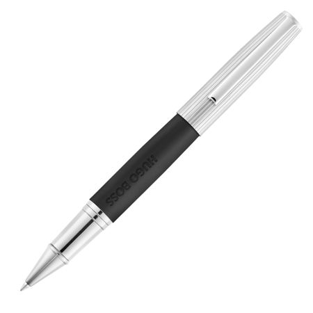 HUGO BOSS Rollerball pen Illusion Arcade Black & Chrome