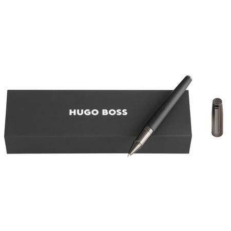HSV5695D-7 HUGO BOSS Rollerball pen Illusion Arcade Black & Gun