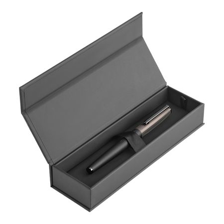 HSV5695D-8 HUGO BOSS Rollerball pen Illusion Arcade Black & Gun