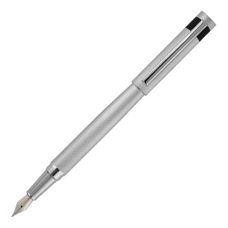HSW3672B-3 HUGO BOSS Fountain pen Loop Diamond Chrome