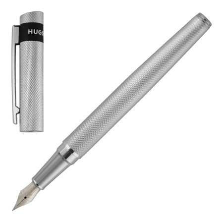 HSW3672B-4 HUGO BOSS Fountain pen Loop Diamond Chrome