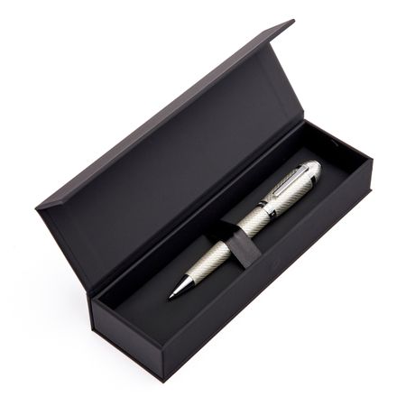 HSW4454C-6 HUGO BOSS Ballpoint pen Arc Futurist Silver