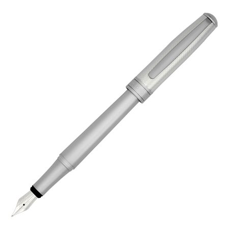 HUGO BOSS Fountain pen Essential Metal Silver