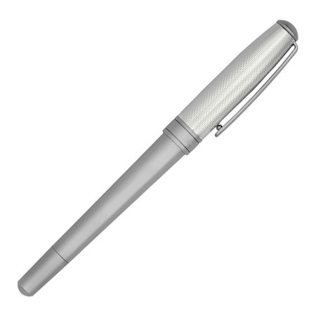 HUGO BOSS Fountain pen Essential Metal Silver