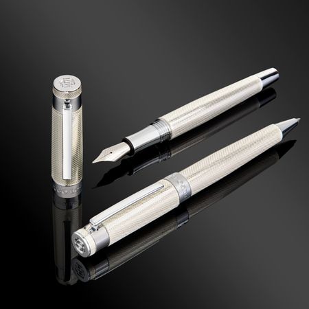 HUGO BOSS Ballpoint pen Eclat Silver