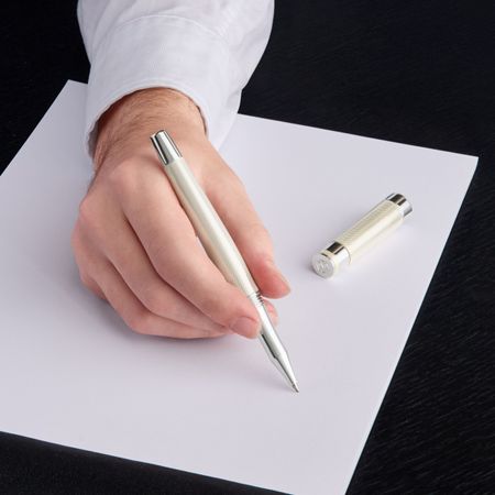 HUGO BOSS Rollerball pen Eclat Silver