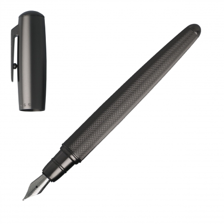 HSY6032-4 HUGO BOSS Fountain pen Pure Matte Dark Chrome