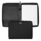 HTA106A-1 HUGO BOSS Conference folder zip A4 Herringbone Black