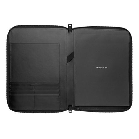HUGO BOSS Conference folder zip A4 Craft Black