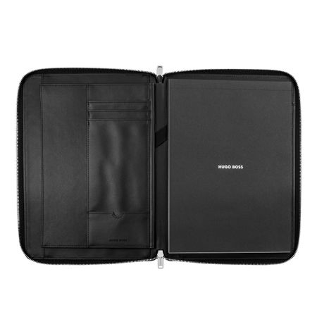 HUGO BOSS Conference folder zip A4 Pure Iconic Black