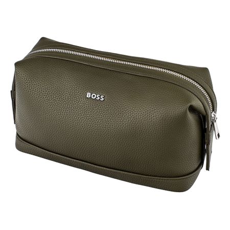 BOSS Toiletry Bag Classic Grained Khaki