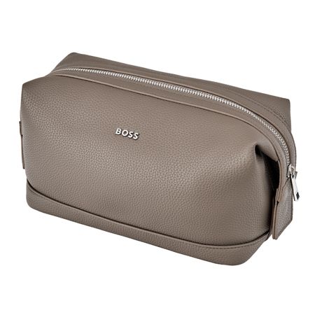 BOSS Toiletry Bag Classic Grained Taupe