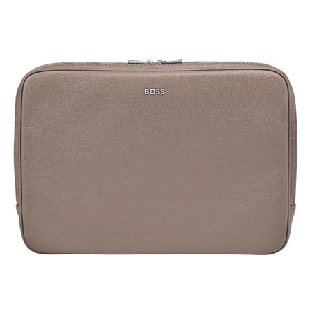BOSS Laptop bag Classic Grained Taupe