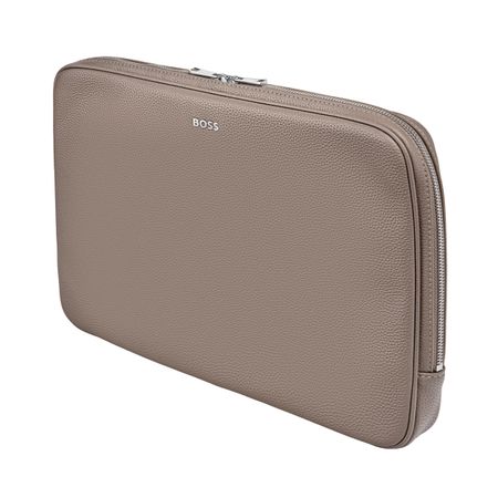 BOSS Laptop bag Classic Grained Taupe
