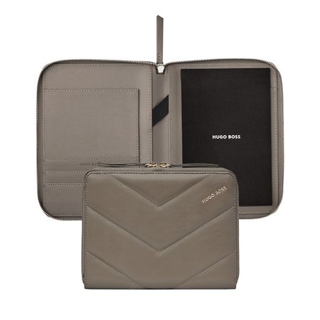 HUGO BOSS Conference folder A5 Triga Taupe