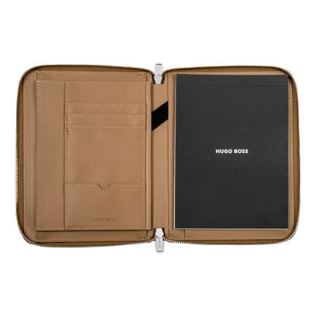 HUGO BOSS Conference folder A5 Pure Iconic Camel
