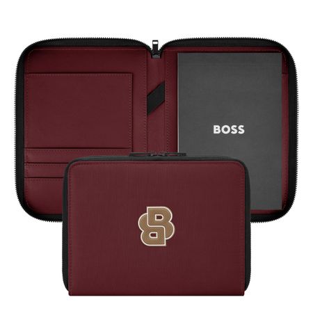 BOSS Conference folder A5 Varsity Burgundy