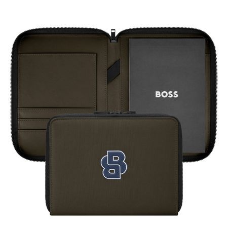 BOSS Conference folder A5 Varsity Forest Green