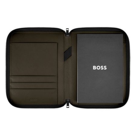 BOSS Conference folder A5 Varsity Forest Green
