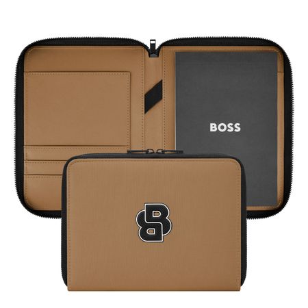 BOSS Conference folder A5 Varsity Camel