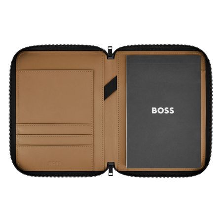 BOSS Conference folder A5 Varsity Camel