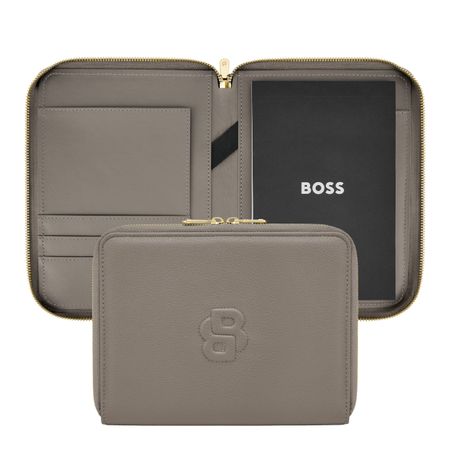 BOSS Conference folder A5 Signature Lady Taupe